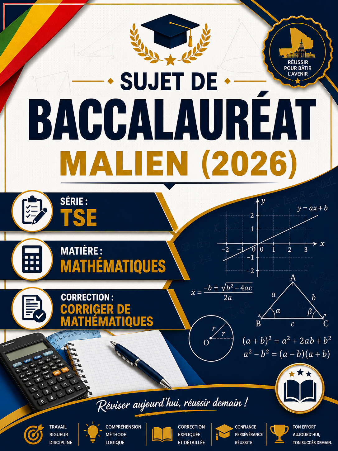 Correction de Mathématique-Bac-TSE/STI-2026